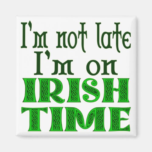Irish Time Funny Saying