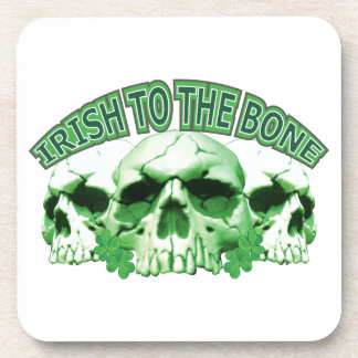 Irish to the Bone Beverage Coaster