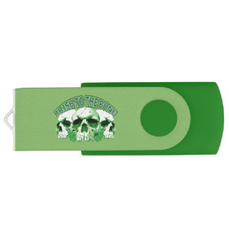 Irish to the Bone Skull Flash Drive