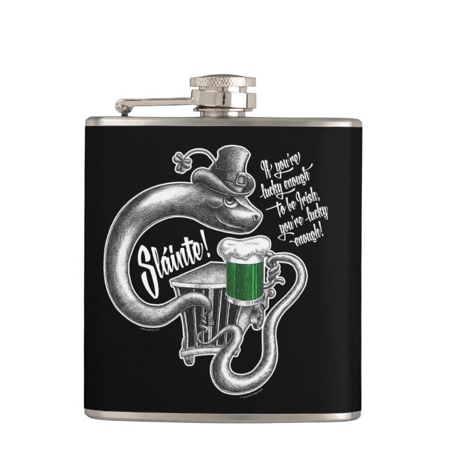 Irish Toast Flask (Front)