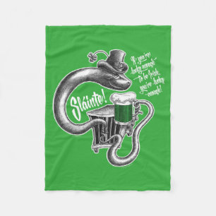 Irish Toast Fleece Blanket