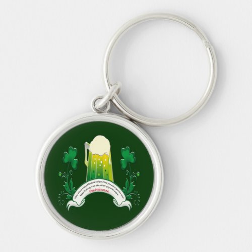 Irish Toast Key Chain