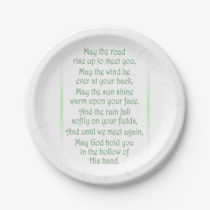 Irish Toast Paper Plates