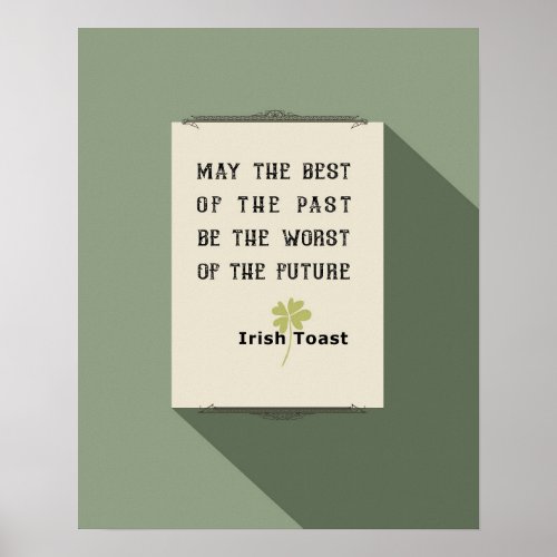 Irish Toast Poster