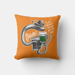 Irish Toast Throw Pillow