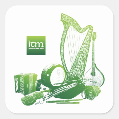 Irish Traditional Music sticker