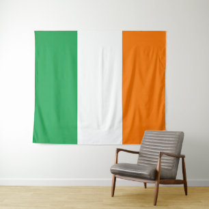 Irish Tricolor Flag Tapestry
