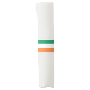 Irish tricolour flag patriotic Saint Patrick's Day Napkin Bands