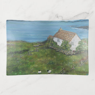 Irish Trinket Tray Ireland Art