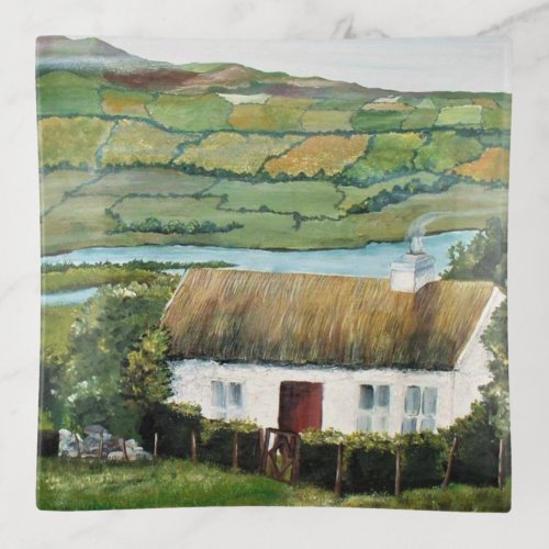 Irish Trinket Tray  Ireland Landscape