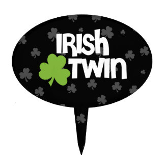 Irish Twin Cake Topper
