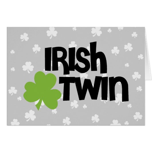 Irish Twin Cards (Front Horizontal)