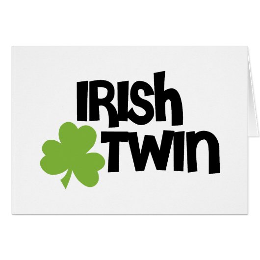 Irish Twin Cards (Front Horizontal)