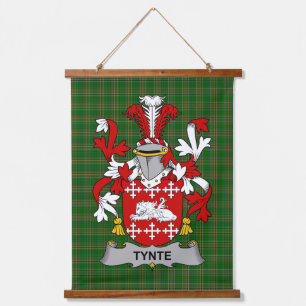 Irish Tynte Coat of Arms Family Crest Hanging Tapestry