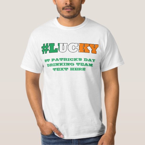 Irish ucky St Patricks day T_Shirt