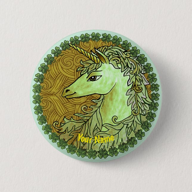 Irish Unicorn  pin (Front)
