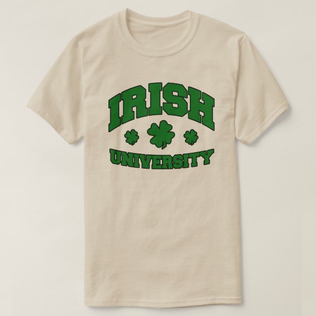 Irish Univertity T-Shirt (Design Front)