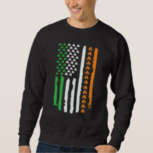 Irish USA Flag St Patricks Day Sweatshirt