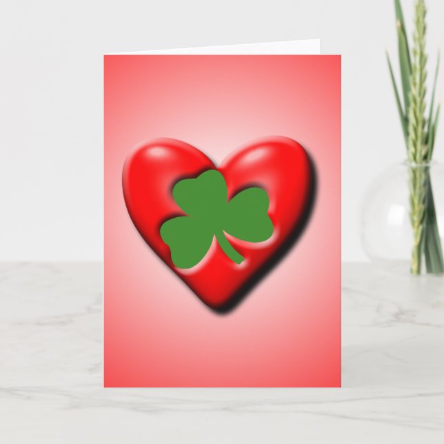 Irish Valentine Holiday Card (Front)