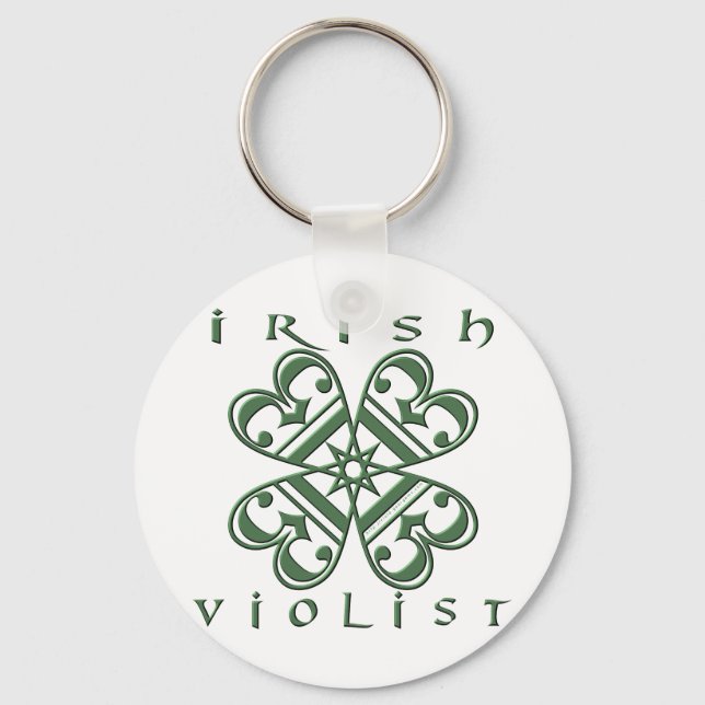 Irish Violist Keychain (Front)