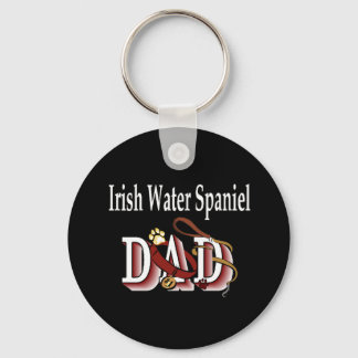 Irish Water Spaniel dad Keychain