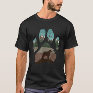 Irish Water Spaniel Paw Mom Dad Dog  Women T-Shirt