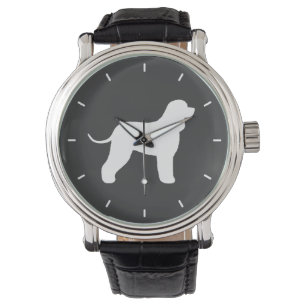 Irish Water Spaniel Silhouette Watch
