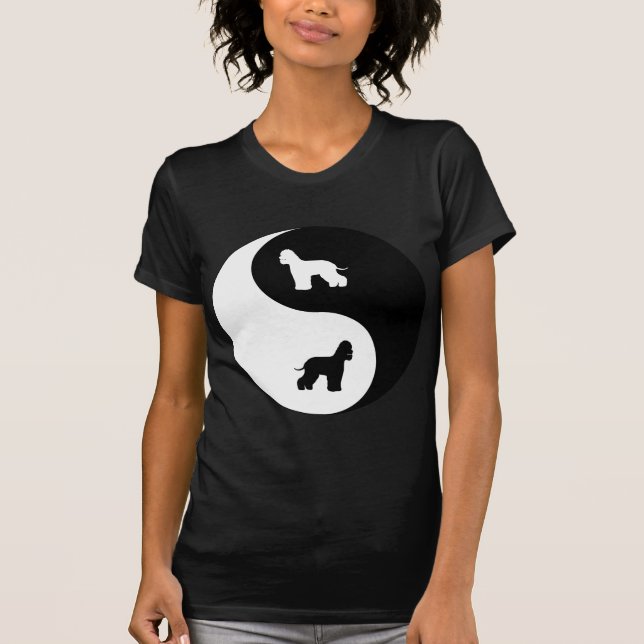 Irish Water Spaniel Yin Yang T-Shirt (Front)