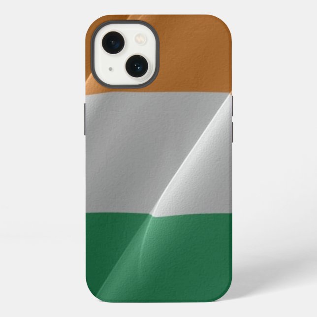 Irish waving flag - iphone case (Back)