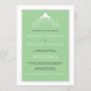 Irish Wedding Arch Invitation 3991