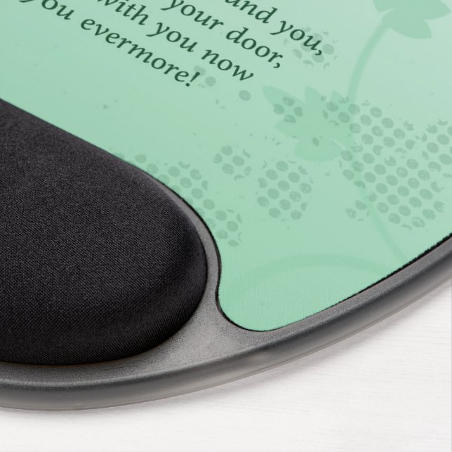 Irish Wedding Congratulations Blessing Gel Mouse Pad (Right Side)