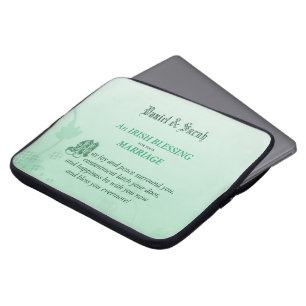 Irish Wedding Congratulations Blessing Laptop Sleeve