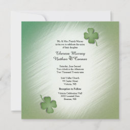 Irish Wedding Invitation Rb616b1240c6841a592bb740a8092e1d8 Tcvc2 255 