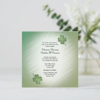 Irish Wedding Invitation Rb616b1240c6841a592bb740a8092e1d8 Tcx7m 340 