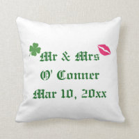 Irish Wedding Pillow