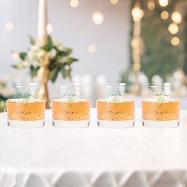 Irish Wedding Whiskey Glass (Insitu (Wedding))