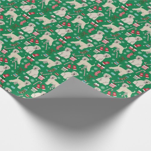 Irish Wheaten Terrier Christmas dog Wrapping Paper