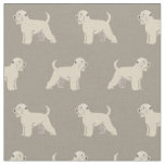 irish wheaten terrier dogs taupe fabric