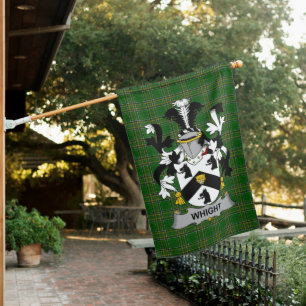 Irish Whight Coat of Arms Family Crest Ireland House Flag