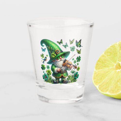 Irish Whiskey Gnome  Shot Glass