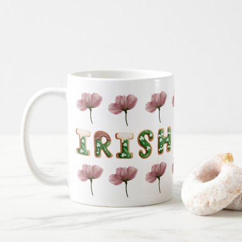  Irish With Floral Coffee Mug
