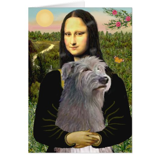 Irish Wolfhound 1 - Mona Lisa Cards (Front)