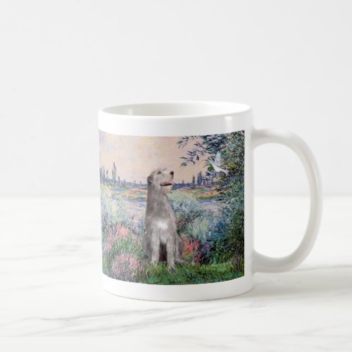 Irish Wolfhound 6 _ By the Seine Coffee Mug