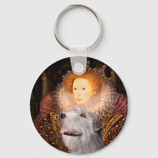 Irish Wolfhound 6 - Queen Keychain