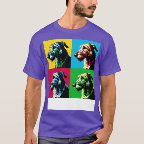 Irish Wolfhound Art Dog Lover Gifts 2 T_Shirt