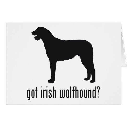Irish Wolfhound Cards (Front Horizontal)