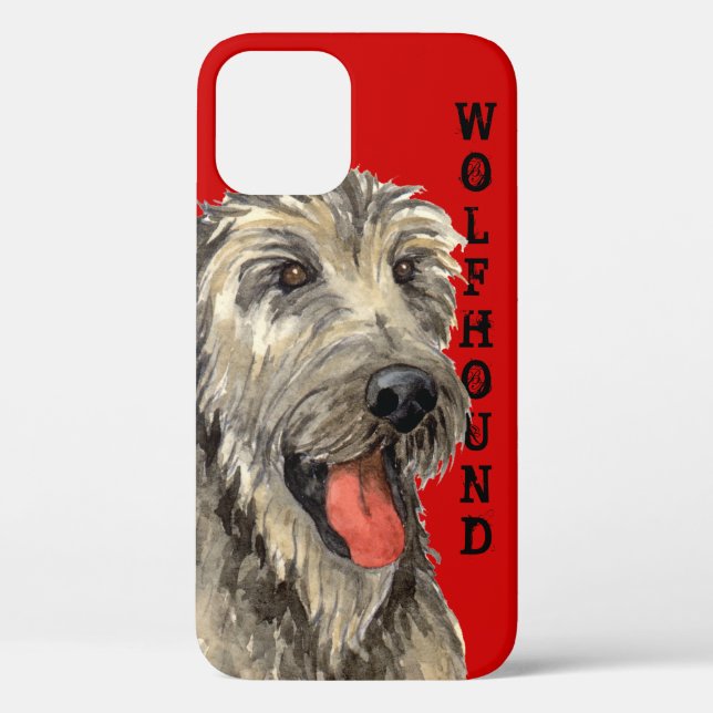 Irish Wolfhound Color Block Case-Mate iPhone Case (Back)