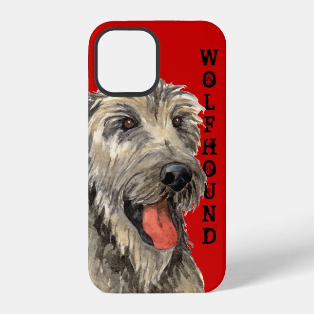 Irish Wolfhound Color Block Iphone Case (Back)