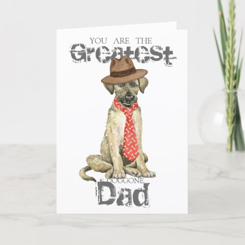 Irish Wolfhound Dad Card