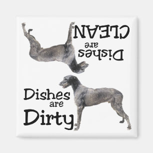 Irish Wolfhound Dishwasher Magnet